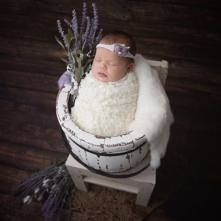 Newborn Photographer Grapevine White Lavender Photography